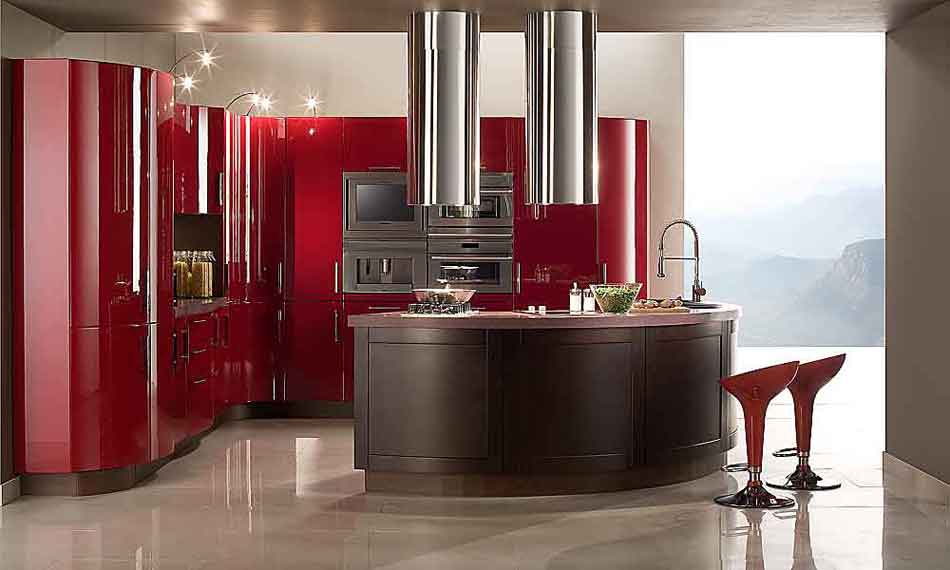 стильные кухни фото