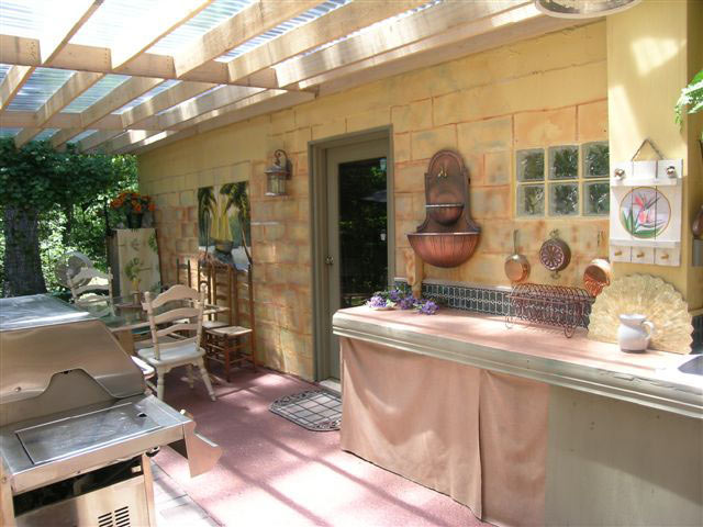 летняя кухня фото
