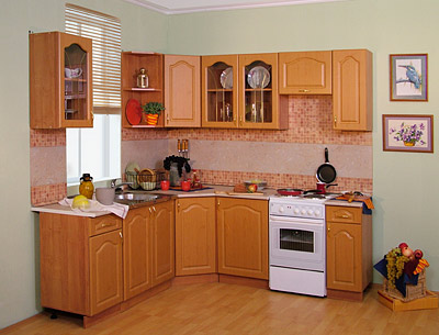 угловые кухни фото