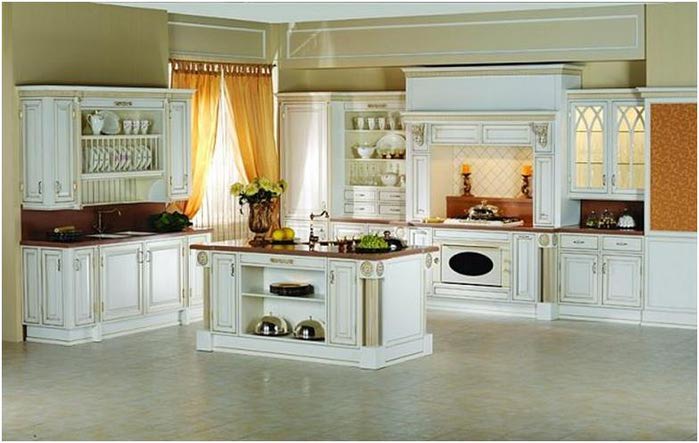 Белая кухня в стиле"Ретро"